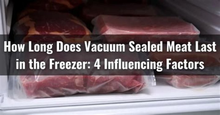 How long does vacuum sealed cured meat last?