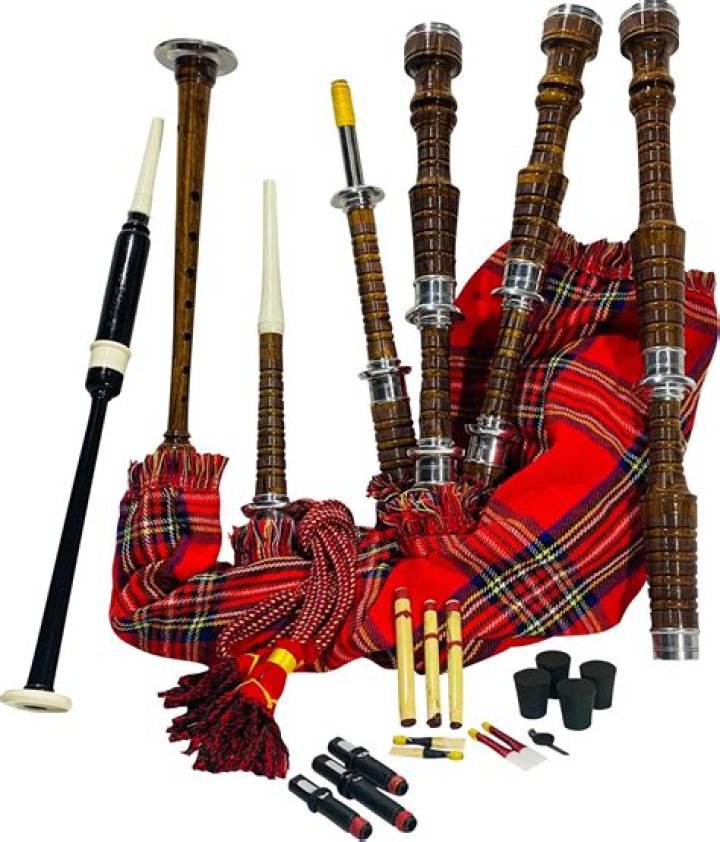 What are the drone notes on bagpipes?