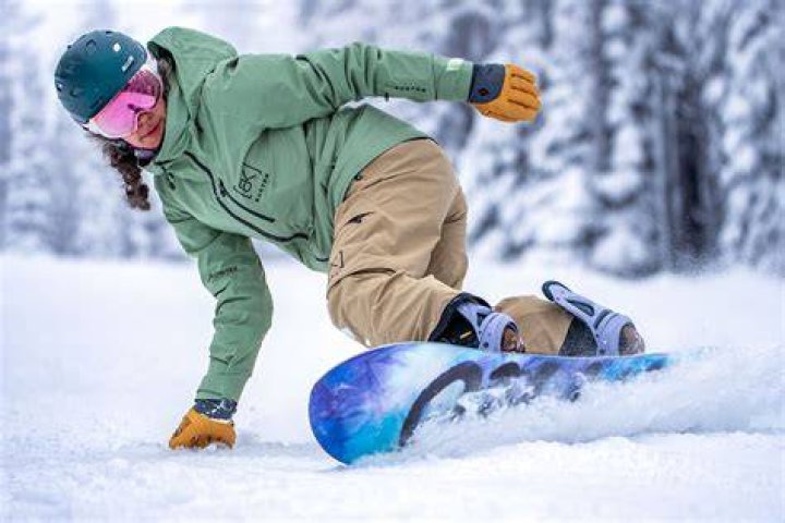 What do snowboarders do?