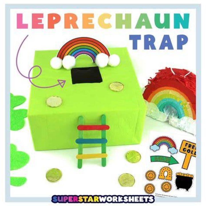 What happens after you set a leprechaun trap?