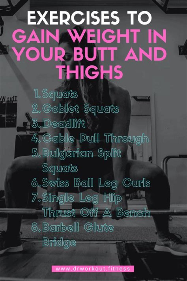 Why am I gaining weight in thighs and buttocks?